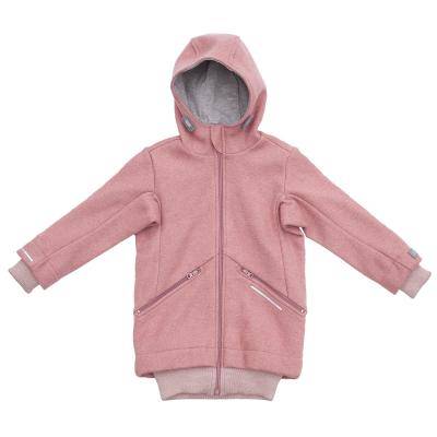 Outdoor Jacke aus Wolle rose 