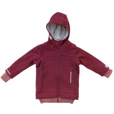 Outdoor Jacke aus Wolle cassis 
