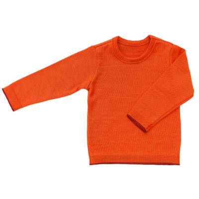 Pullover (für Kinder) aus Wolle orange 