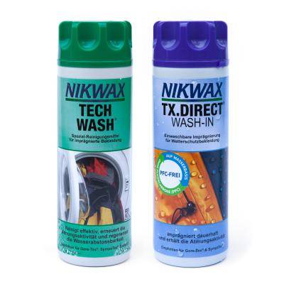 Nikwax Doppelpack Tech Wash/TX.Direct Wash In 300ml 